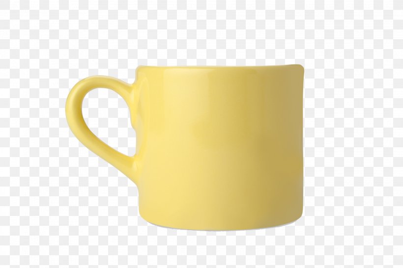 A Yellow Drinking Cup, PNG, 2290x1526px, Mug, Ceramic, Coffee Cup, Cup, Drinkware Download Free