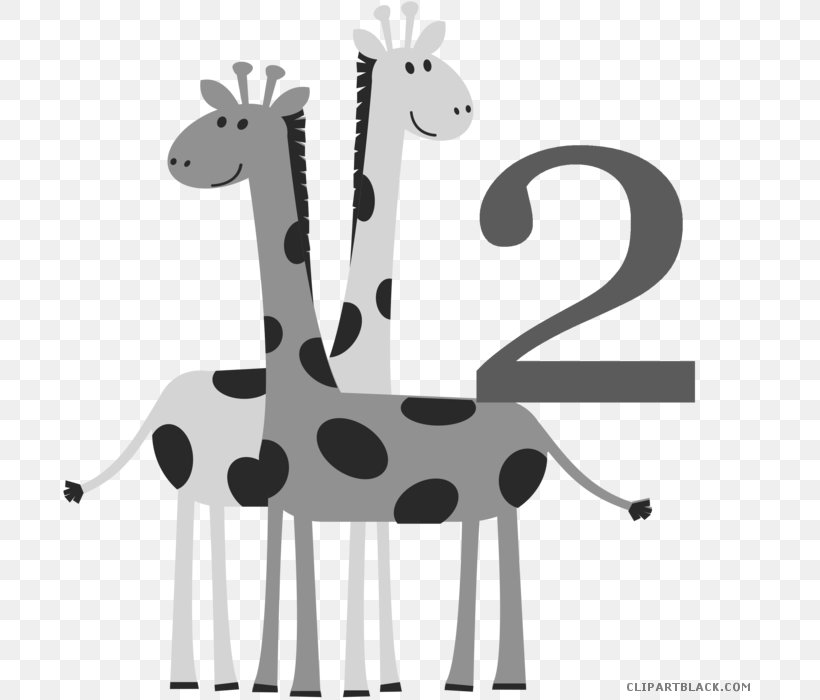 Baby Giraffes Clip Art Free Content Illustration, PNG, 700x700px, Baby Giraffes, Baby Giraffe, Black And White, Drawing, Giraffe Download Free