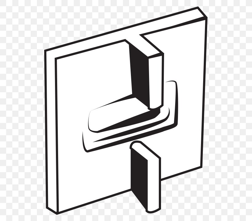 Door Handle Line Clip Art, PNG, 600x719px, Door Handle, Area, Black And White, Door, Furniture Download Free