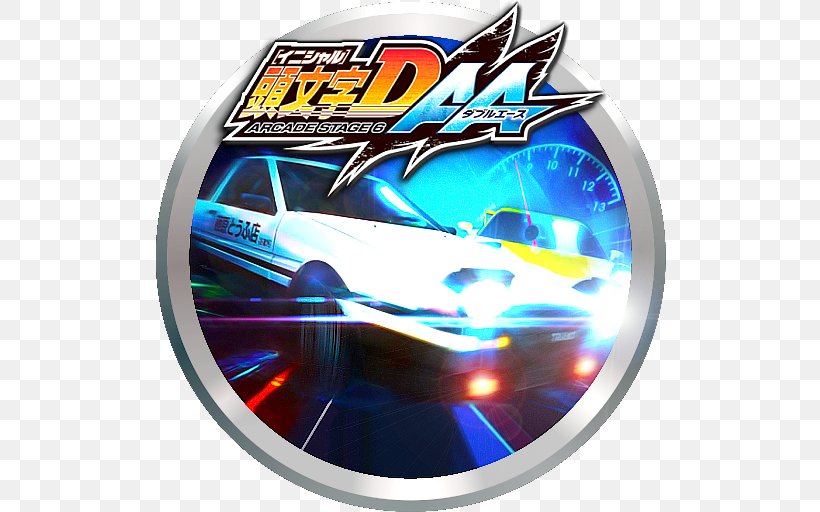 Initial D Arcade Stage 6 AA Arcade Game Video Game DeviantArt, PNG, 512x512px, 2017, Arcade Game, Automotive Lighting, Brand, Deviantart Download Free