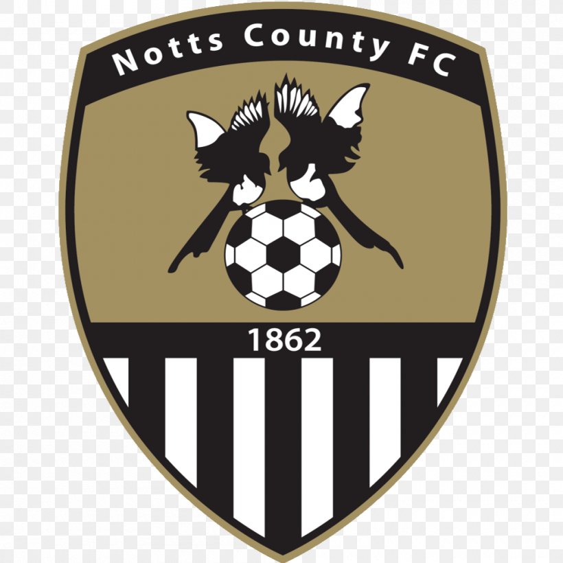 Notts County F.C. Meadow Lane Notts County LFC FA Cup English Football League, PNG, 1000x1000px, Notts County Fc, Association Football Manager, Badge, Brand, Carnivoran Download Free