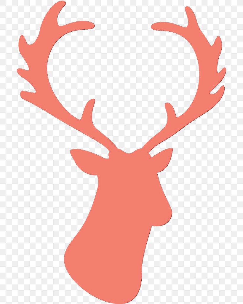Reindeer, PNG, 708x1026px, Watercolor, Antler, Deer, Elk, Horn Download Free