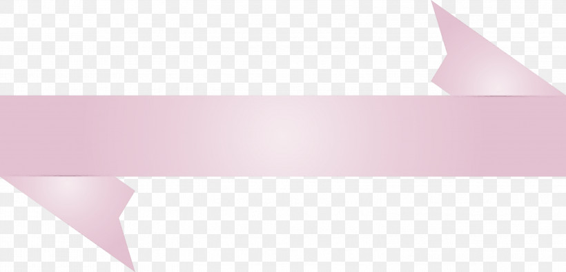 Ribbon S Ribbon, PNG, 2999x1448px, Ribbon, Furniture, Line, Material Property, Pink Download Free