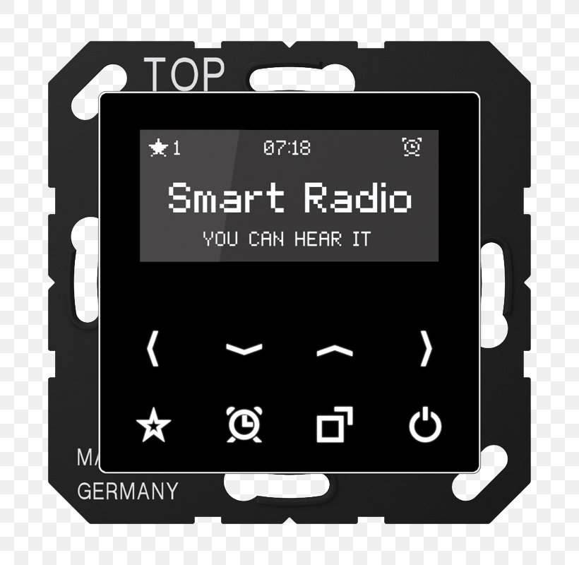 Smart Radio FM Broadcasting Internet Radio Radio Data System, PNG, 800x800px, Smart Radio, Electronic Device, Electronics, Electronics Accessory, Fm Broadcasting Download Free