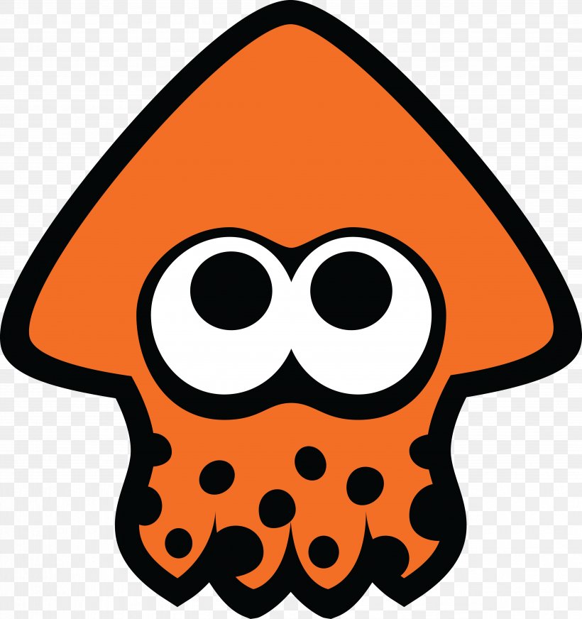 Splatoon 2 Squid Wii U Video Game, PNG, 4943x5262px, Splatoon, Giant Squid, Nintendo, Nose, Orange Download Free