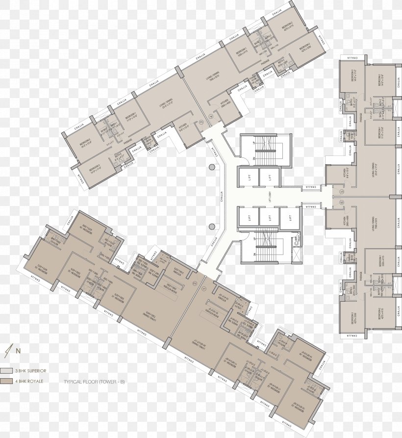 Floor Plan Oberoi Esquire Exquisite By Oberoi Realty Oberoi Exquisite, PNG, 2421x2637px, Floor Plan, Apartment, Architecture, Goregaon, Home Download Free