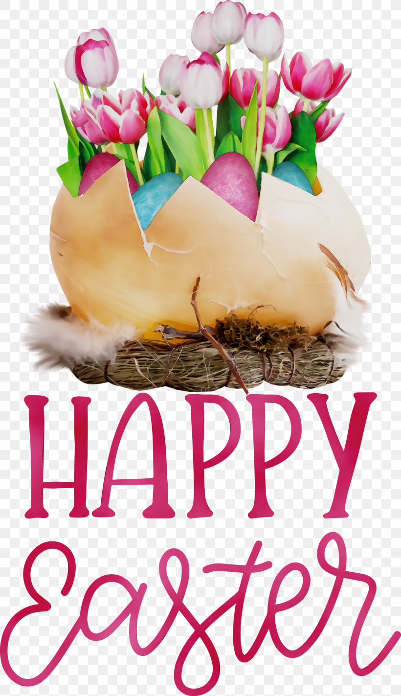 Floral Design, PNG, 1727x2999px, Happy Easter, Buttercream, Cake, Cake Decorating, Cut Flowers Download Free