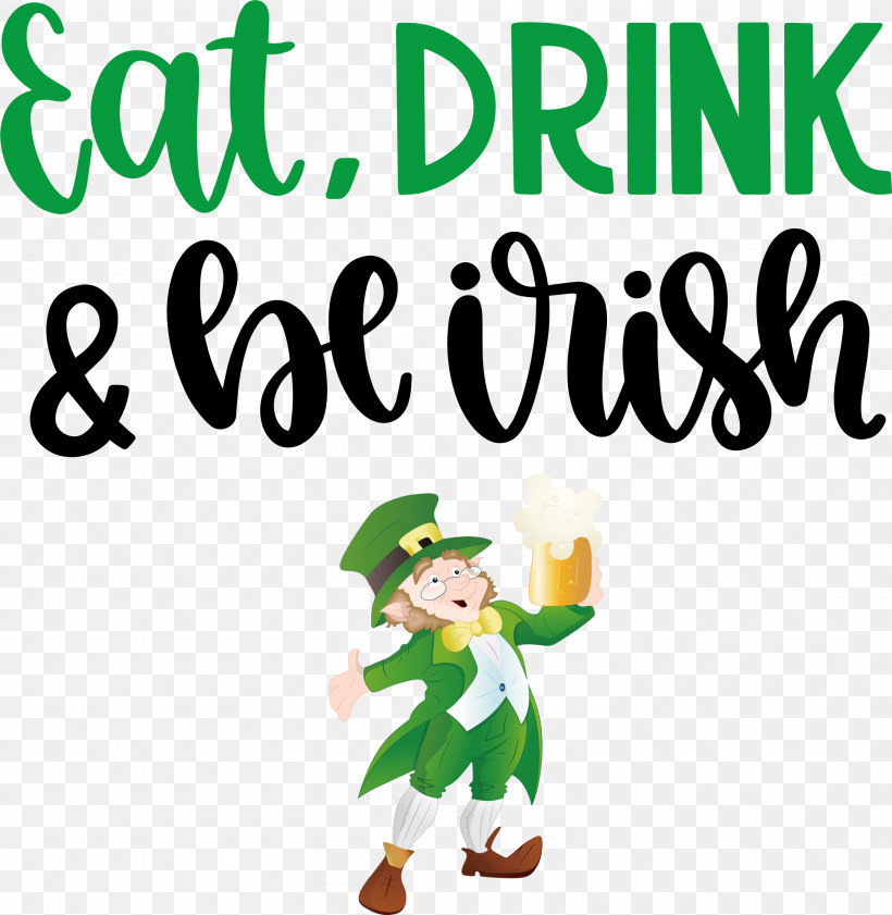 St Patricks Day Saint Patrick Eat Drink And Be Irish, PNG, 2923x3000px, St Patricks Day, Drawing, Duende, Holiday, Irish People Download Free