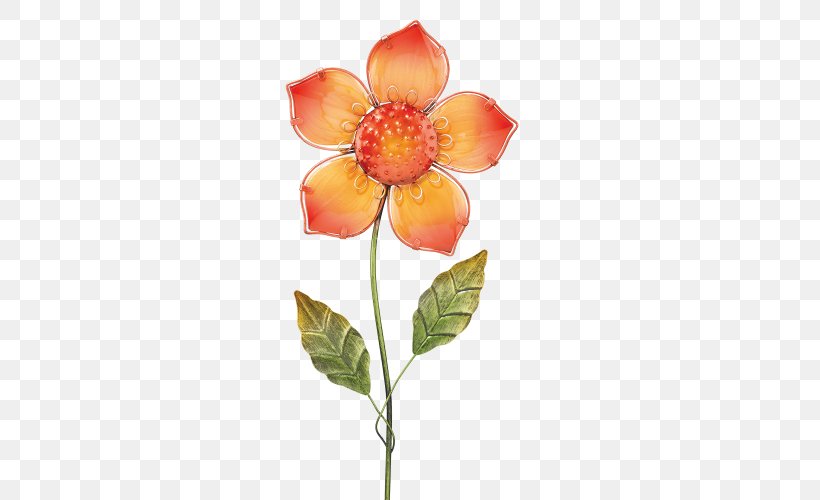 Orange Flower Garden Petal, PNG, 500x500px, Orange, Art, Artificial Flower, Back Garden, Blue Download Free