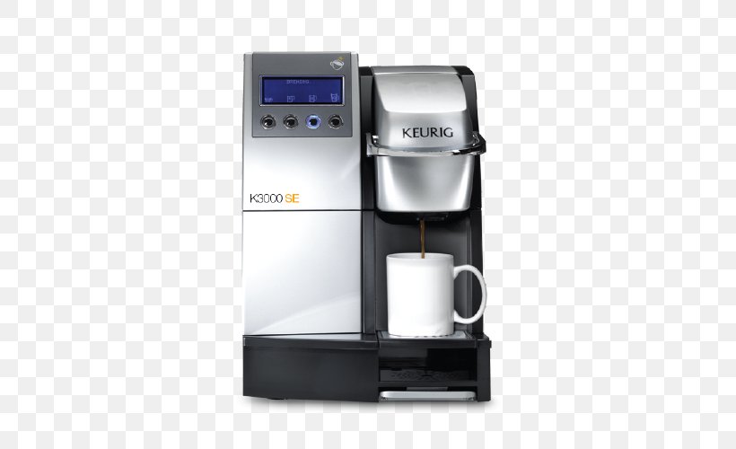 Coffeemaker Keurig K3000SE Commercial Single-serve Coffee Container, PNG, 500x500px, Coffee, Beer Brewing Grains Malts, Brewed Coffee, Coffee Service, Coffeemaker Download Free