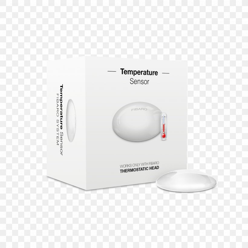 Fibaro FGBRS-001 Indoor Temperature Sensor Freestanding Wireless Thermostat Fibaro Home Center 2 Home Automation Kits, PNG, 2000x2000px, Thermostat, Berogailu, Electronic Device, Electronics, Heater Download Free