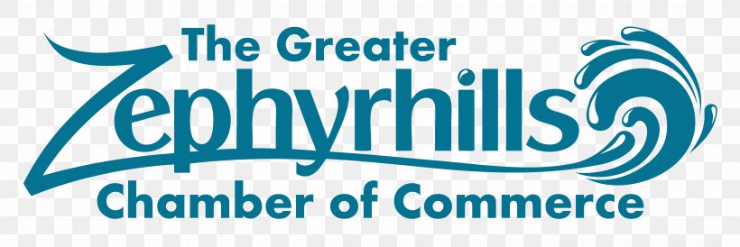 Logo Zephyrhills Brand Font Clip Art, PNG, 12651x4237px, Logo, Area, Blue, Brand, Chamber Of Commerce Download Free