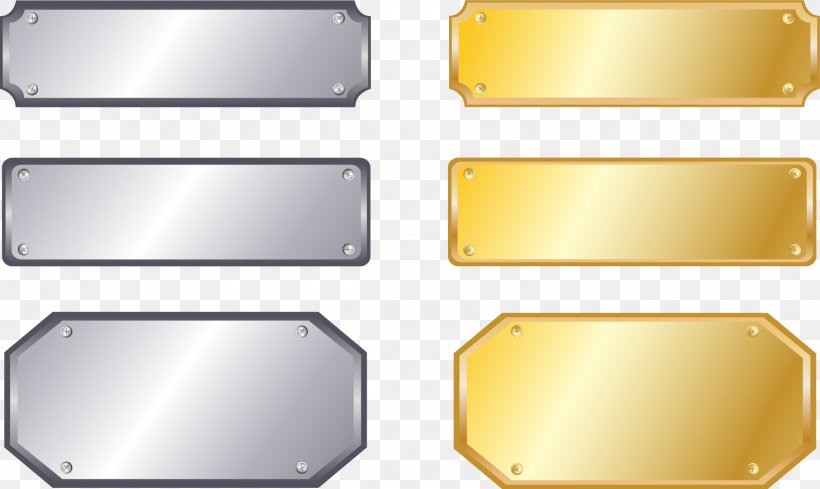 Metal Nameplate Silver Sign, PNG, 2193x1310px, Metal, Commemorative Plaque, Glass, Gold, Hardware Download Free