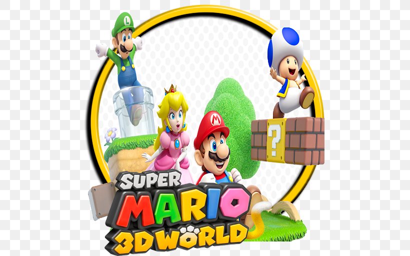 Super Mario 3D World Super Mario World Super Mario 3D Land Mario Kart Wii Super Mario Bros., PNG, 512x512px, Super Mario 3d World, Games, Mario, Mario Kart Wii, Mario Series Download Free