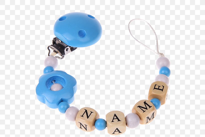 Attache Tétine Baptism Child Pacifier Bead, PNG, 550x550px, Baptism, Bead, Blue, Body Jewellery, Body Jewelry Download Free