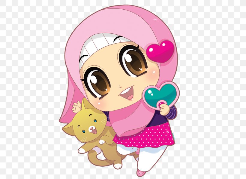 Islam Child Muslim Clip Art, PNG, 520x595px, Watercolor, Cartoon, Flower, Frame, Heart Download Free