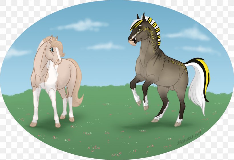 Mustang Foal Stallion Colt Pony, PNG, 1500x1030px, Mustang, Animated Cartoon, Colt, Foal, Grass Download Free