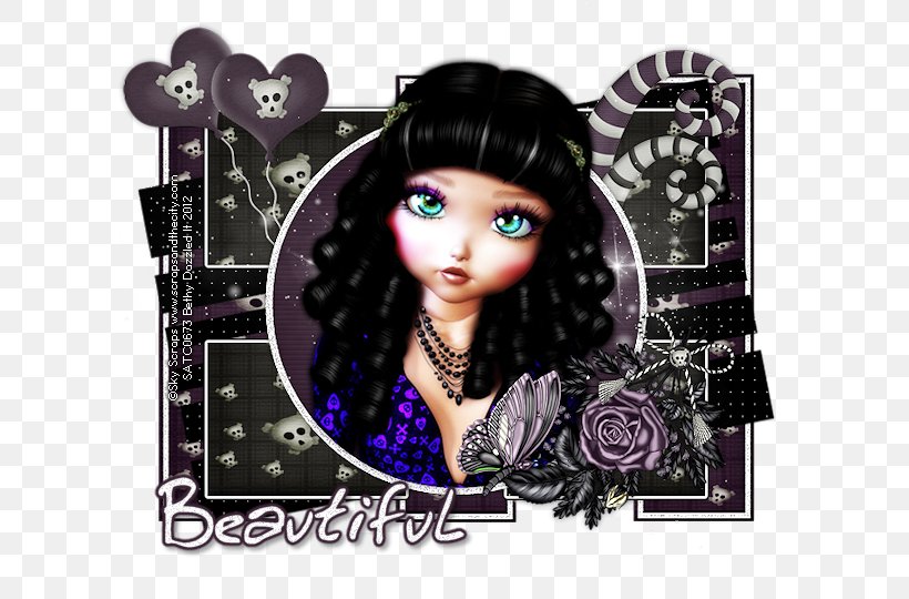 Black Hair Barbie, PNG, 675x540px, Black Hair, Barbie, Doll, Hair, Purple Download Free