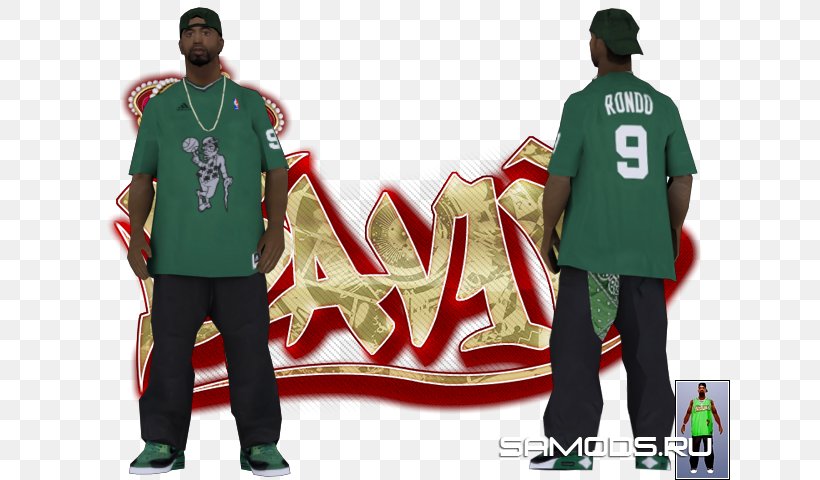 Grand Theft Auto: San Andreas San Andreas Multiplayer Grand Theft Auto V Multi Theft Auto PlayStation 2, PNG, 640x480px, Grand Theft Auto San Andreas, Baseball Uniform, Brand, Clothing, Grand Theft Auto Download Free