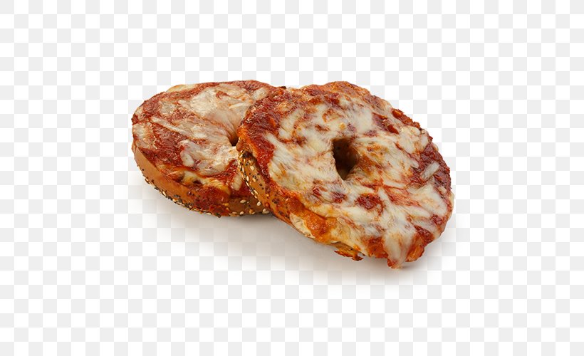 Pizza Bagel Dish Bagel And Cream Cheese, PNG, 500x500px, Bagel, American Food, Animal Fat, Bagel And Cream Cheese, Baked Goods Download Free