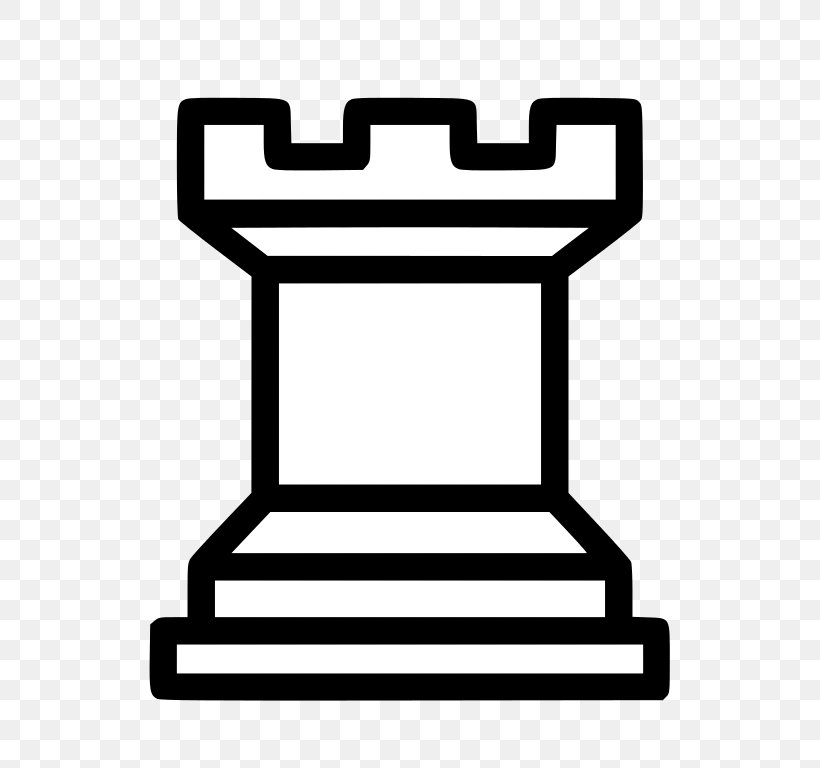 Chess Piece Rook Chessboard Pawn, PNG, 768x768px, Chess, Area, Black And White, Board Game, Brik Download Free