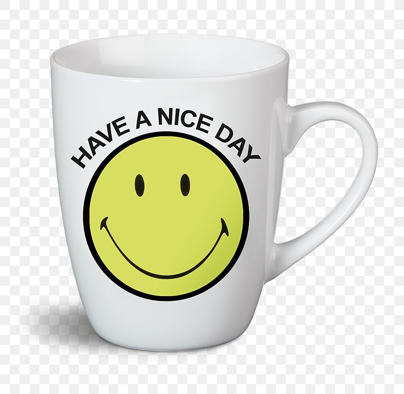 Smiley T-shirt Have A Nice Day Kop Coffee Cup, PNG, 800x800px, Smiley, Coffee, Coffee Cup, Cup, Drinkware Download Free