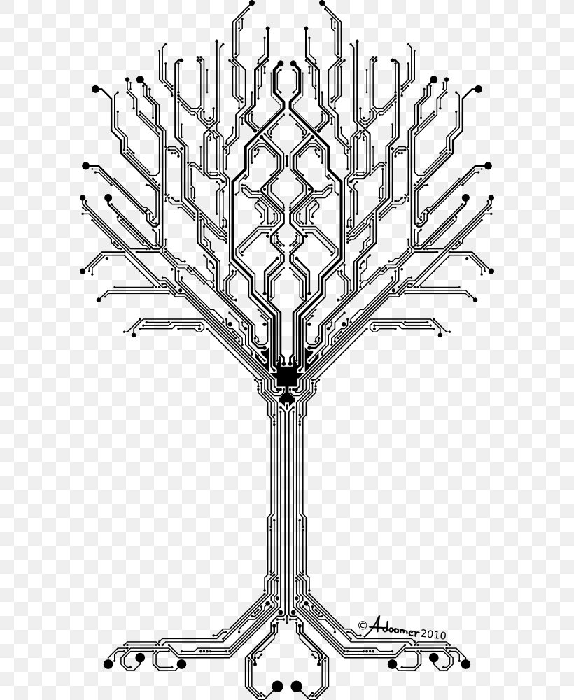 Tree Of Life Tattoo Clip Art, PNG, 592x1000px, Tree, Art, Black And White, Branch, Candle Holder Download Free