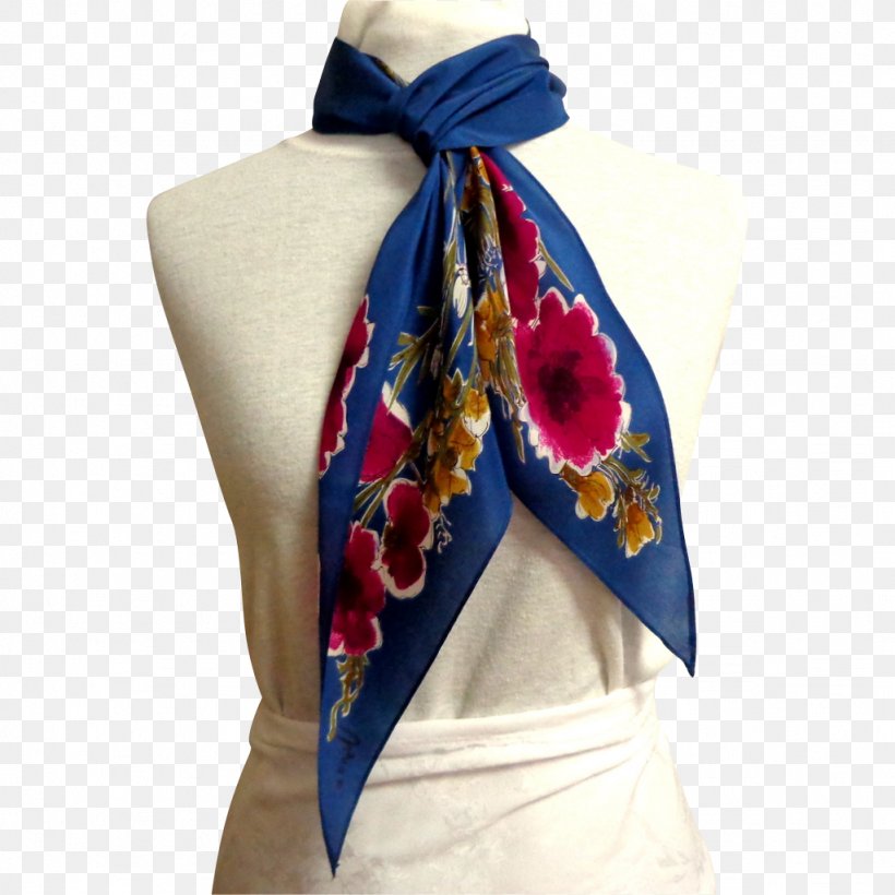 Cobalt Blue Scarf Neck, PNG, 1024x1024px, Cobalt Blue, Blue, Cobalt, Electric Blue, Neck Download Free