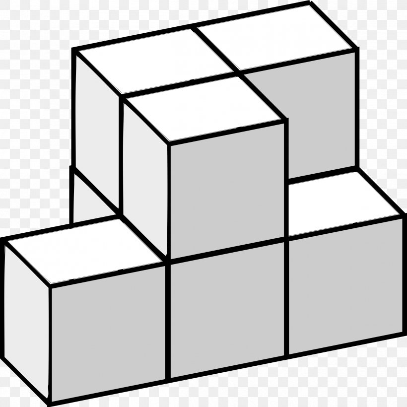 3D Tetris Jigsaw Puzzles Three-dimensional Space Cube, PNG, 2399x2400px, 3d Tetris, Tetris, Area, Black And White, Cube Download Free