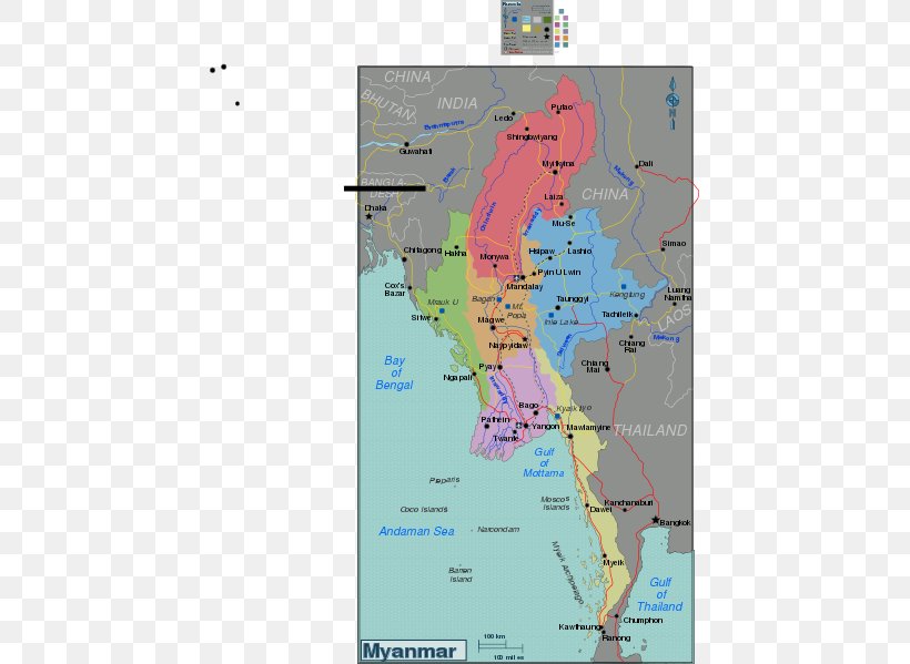 Administrative Divisions Of Myanmar Regions Of Italy Map Districts Of Myanmar Atlas, PNG, 441x599px, Administrative Divisions Of Myanmar, Area, Atlas, Burma, Carte Historique Download Free