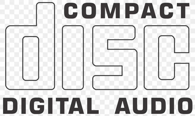 Digital Audio Compact Disc Logo, PNG, 3248x1936px, Digital Audio, Area, Black And White, Brand, Cdr Download Free