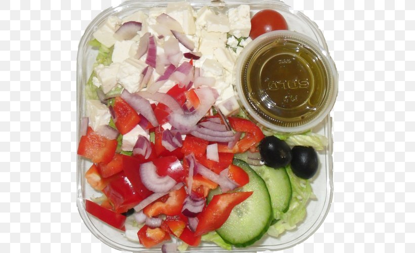 Greek Salad Vegetarian Cuisine Salad Dressing Vegetable, PNG, 518x500px, Greek Salad, Cherry Tomato, Chicken As Food, Condiment, Cucumber Download Free