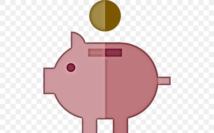 Piggy Bank, PNG, 512x512px, Pink, Cartoon, Domestic Pig, Livestock, Piggy Bank Download Free