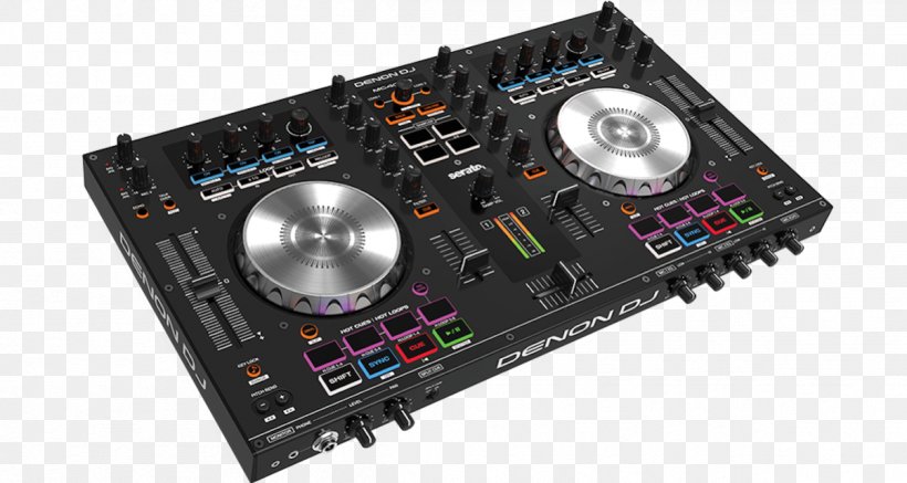 Denon DJ MC4000 DJ Controller Disc Jockey Audio Mixers Computer DJ, PNG, 1204x642px, Denon Dj Mc4000, Audio, Audio Equipment, Audio Mixers, Computer Dj Download Free