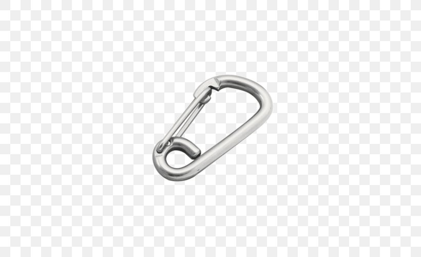 Marine Grade Stainless Stainless Steel Carabiner Shackle, PNG, 500x500px, Marine Grade Stainless, Automotive Exterior, Carabiner, Chain, Ductile Iron Download Free