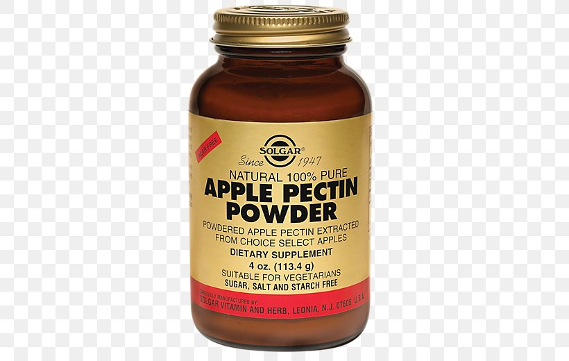 Dietary Supplement Pectin B Vitamins Solgar Inc., PNG, 520x520px, Dietary Supplement, Apple, Ascorbic Acid, B Vitamins, Capsule Download Free