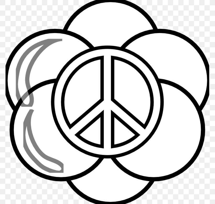 Peace Symbols Coloring Book Clip Art, PNG, 777x777px, Peace Symbols, Adult, Area, Black And White, Book Download Free