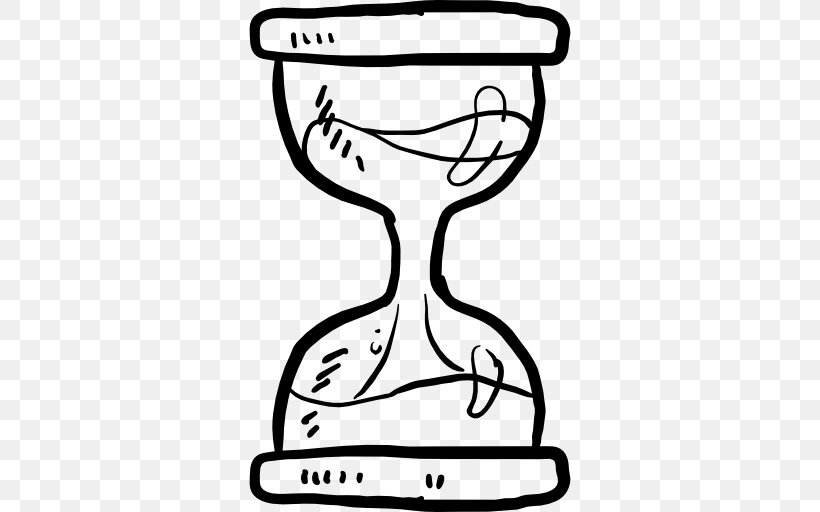 Hourglass Clip Art, PNG, 512x512px, Hourglass, Area, Black And White, Clock, Human Behavior Download Free
