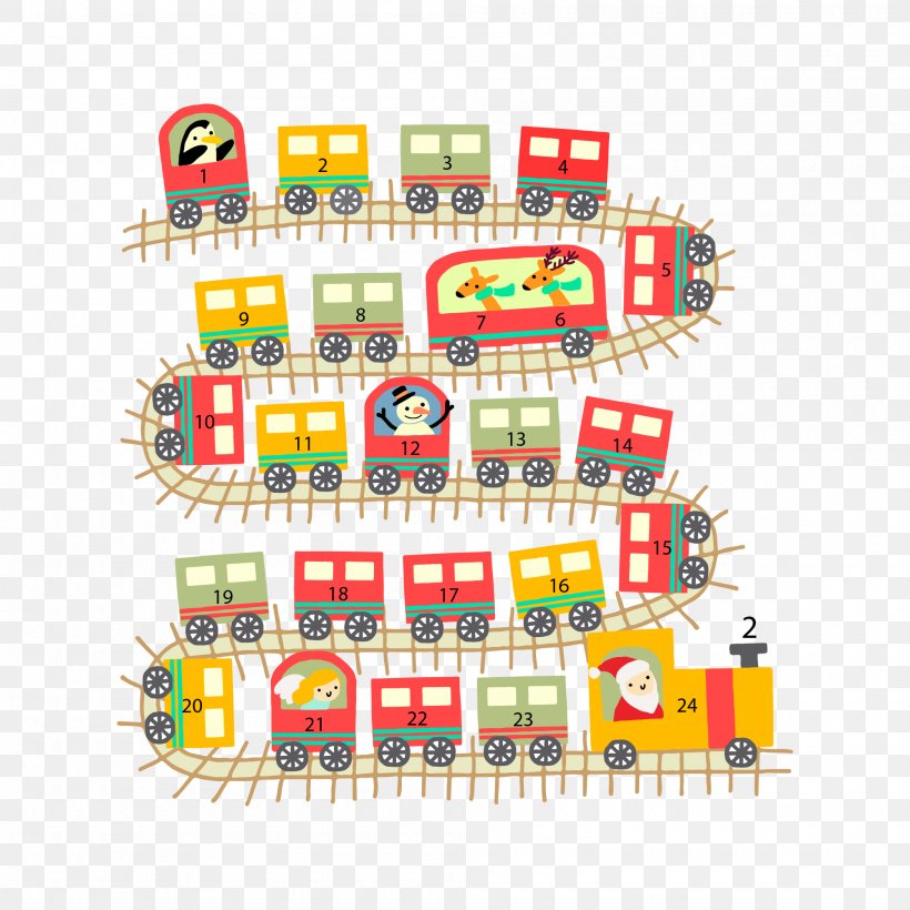 Train Advent Calendar Christmas Toy, PNG, 2000x2000px, Train, Advent, Advent Calendar, Area, Calendar Download Free
