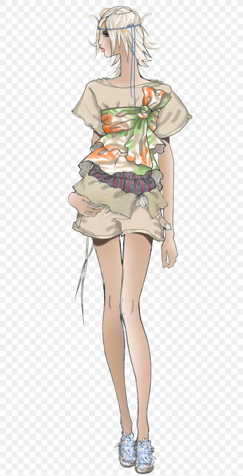 Fashion Illustration Drawing Illustration, PNG, 564x1602px, Watercolor, Cartoon, Flower, Frame, Heart Download Free