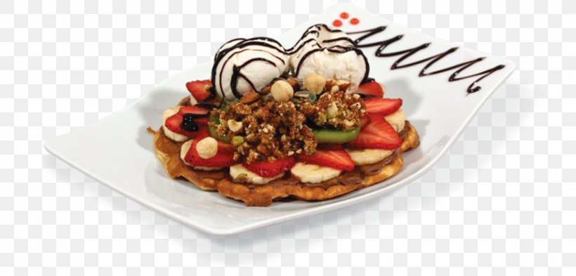 Waffle Cafe Ice Cream Panini Kebab, PNG, 875x420px, Waffle, Appetizer, Breakfast, Cafe, Chocolate Download Free