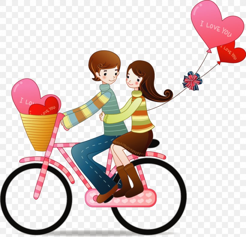 Dia Dos Namorados Couple Clip Art, PNG, 1094x1054px, Dia Dos Namorados, Artwork, Bicycle, Couple, Cycling Download Free