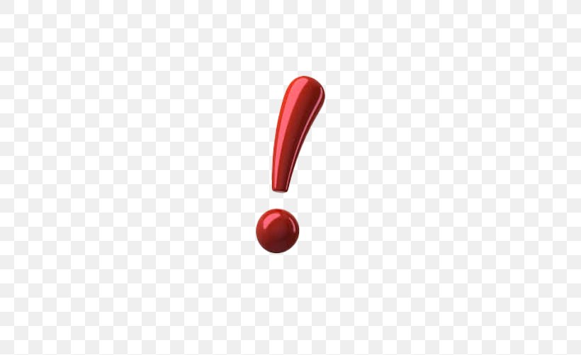 Exclamation Mark Icon, PNG, 500x501px, 3d Computer Graphics, Exclamation Mark, Cartoon, Red Download Free