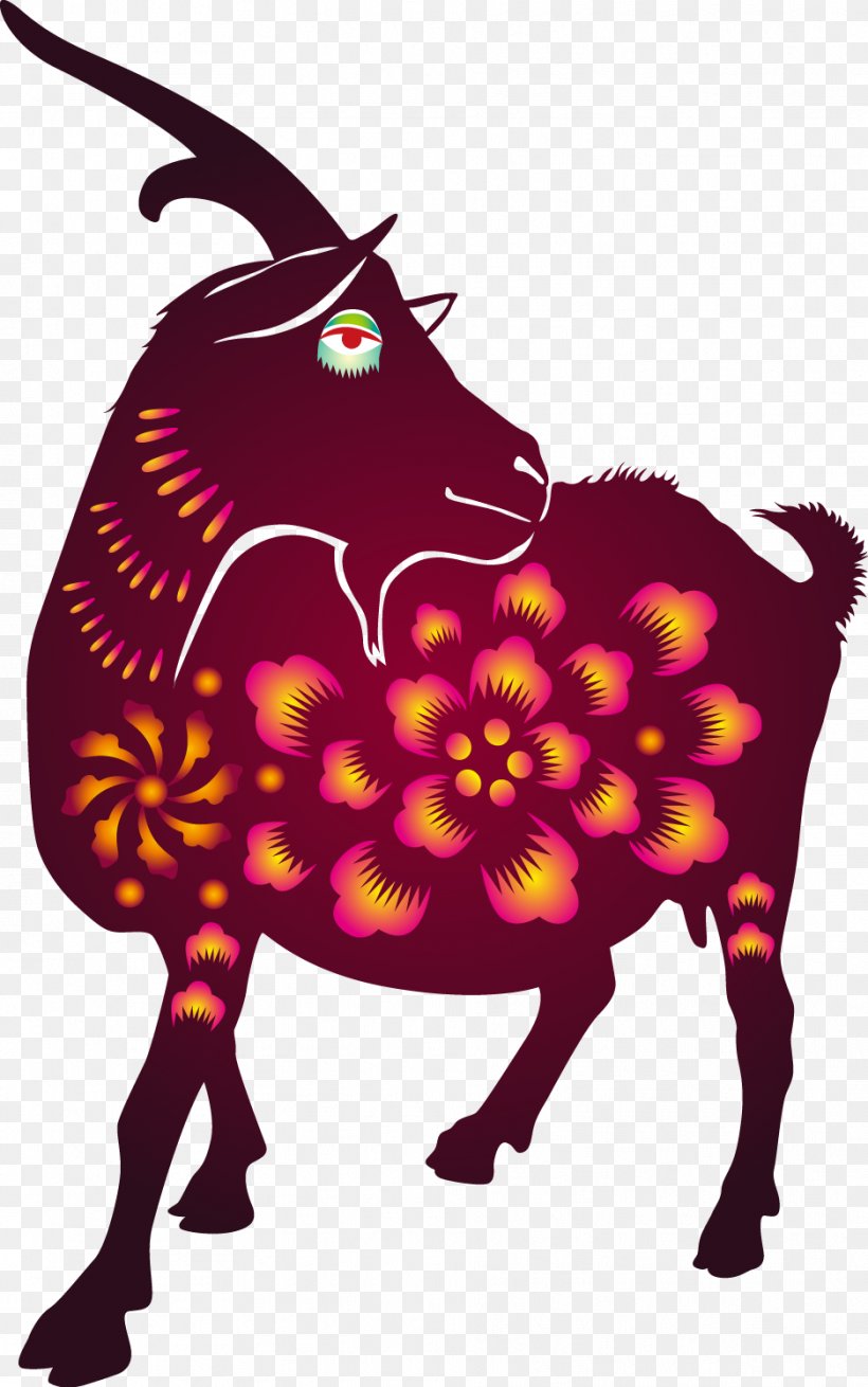 Goat Silhouette Pattern, PNG, 937x1498px, Goat, Art, Cattle Like Mammal, Chinoiserie, Fictional Character Download Free