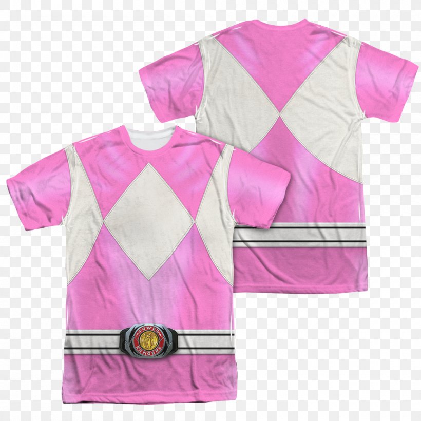 Kimberly Hart T-shirt Tommy Oliver Jersey Billy Cranston, PNG, 1000x1000px, Kimberly Hart, All Over Print, Billy Cranston, Clothing, Costume Download Free