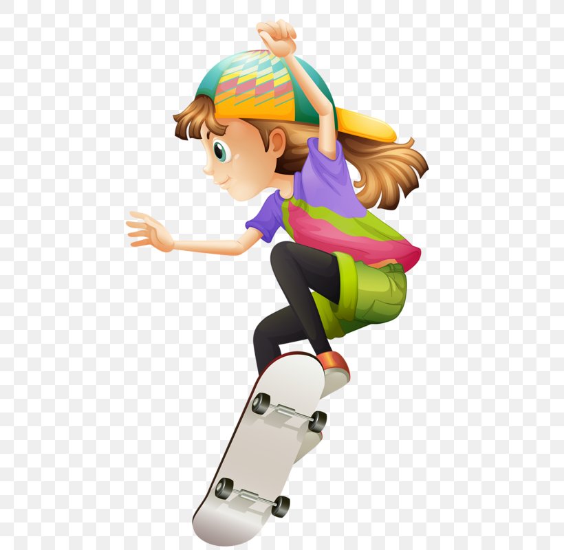 Skateboarding Sport Roller Skating Clip Art, PNG, 456x800px, Skateboarding, Action Figure, Boardsport, Cartoon, Child Download Free
