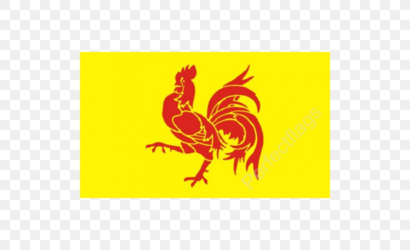 French Community Of Belgium Flag Of Wallonia Jolly Roger Flag Of Belgium, PNG, 500x500px, French Community Of Belgium, Beak, Belgium, Bird, Chicken Download Free