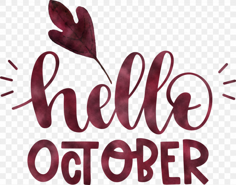 Hello October October, PNG, 3000x2346px, Hello October, Flower, Logo, Meter, October Download Free