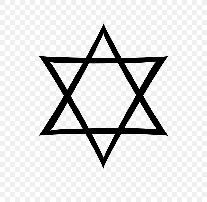 The Star Of David Judaism Jewish Symbolism, PNG, 566x800px, Star Of David, Area, Black, Black And White, David Download Free