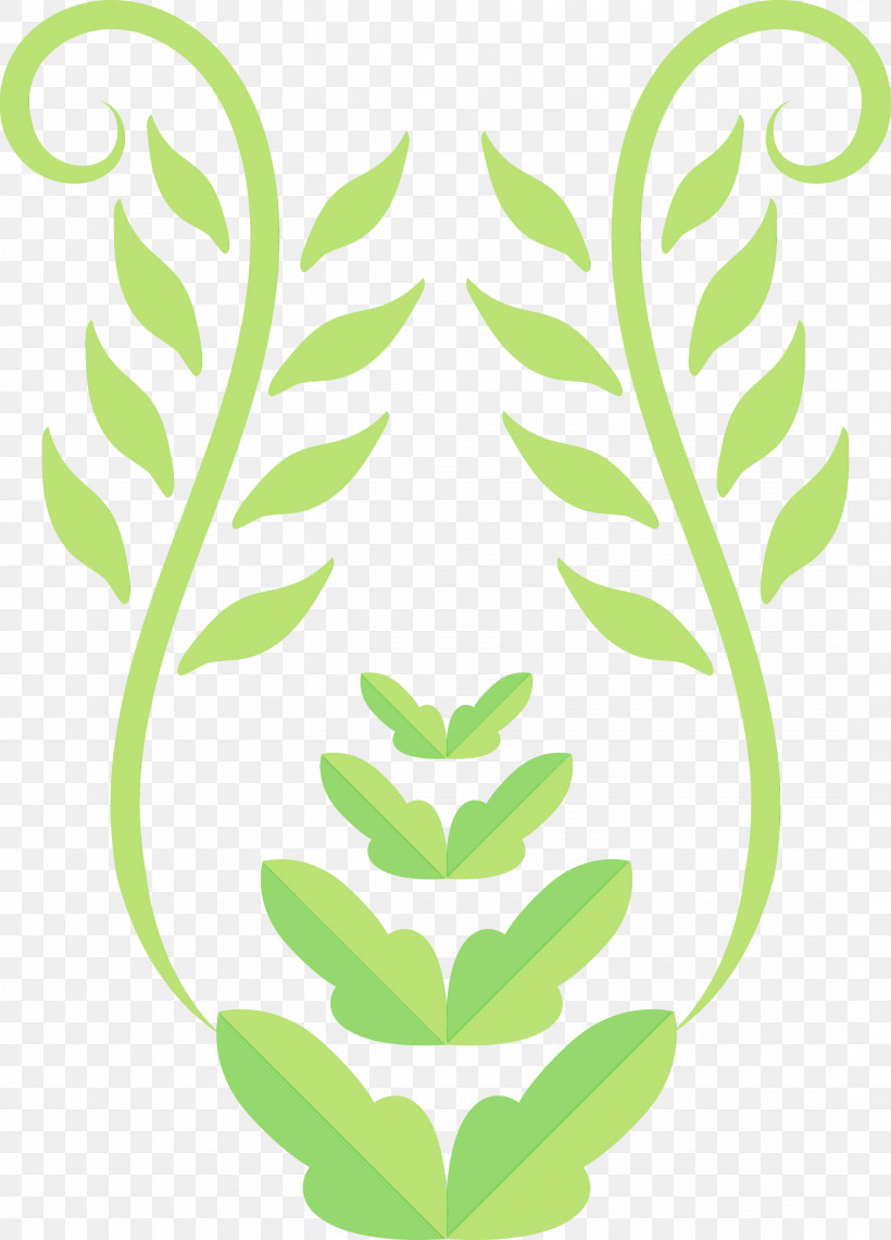 Leaf Plant Stem Line Art Green Tree, PNG, 2157x3000px, Flower Clipart, Branching, Flower, Flower Art, Green Download Free